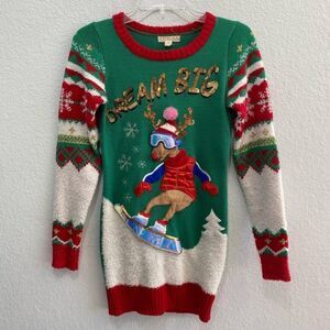 It’s Our Time Christmas Sweater Women’s XS